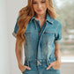 Judy Blue Short Sleeve Denim Jumpsuit