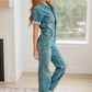 Judy Blue Short Sleeve Denim Jumpsuit