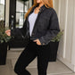 TTYL Jacket In Black Denim