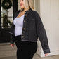 TTYL Jacket In Black Denim