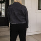 TTYL Jacket In Black Denim