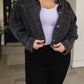 TTYL Jacket In Black Denim