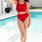 Tonga Scalloped Swim Top