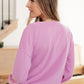 Totally Verified Long Sleeve V-Neck Top