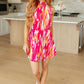 Tropical Punch Halter Dress
