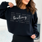 Bowling Words Sweatshirt