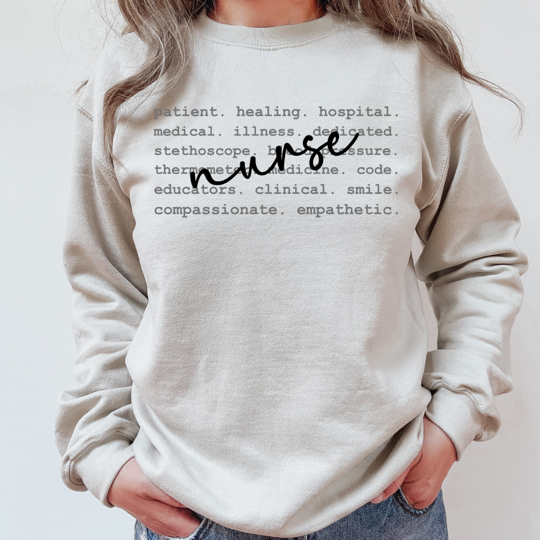 Nurse Words Sweatshirt