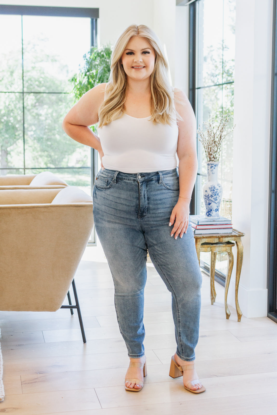 Judy Blue High Rise Tummy Control Vintage Skinny Jeans