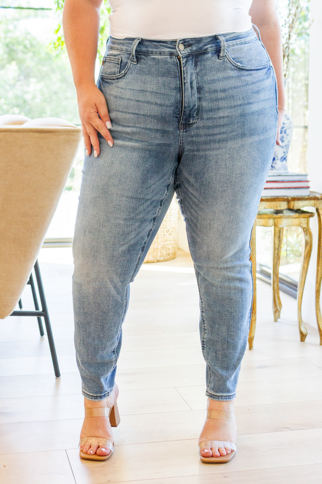 Judy Blue High Rise Tummy Control Vintage Skinny Jeans