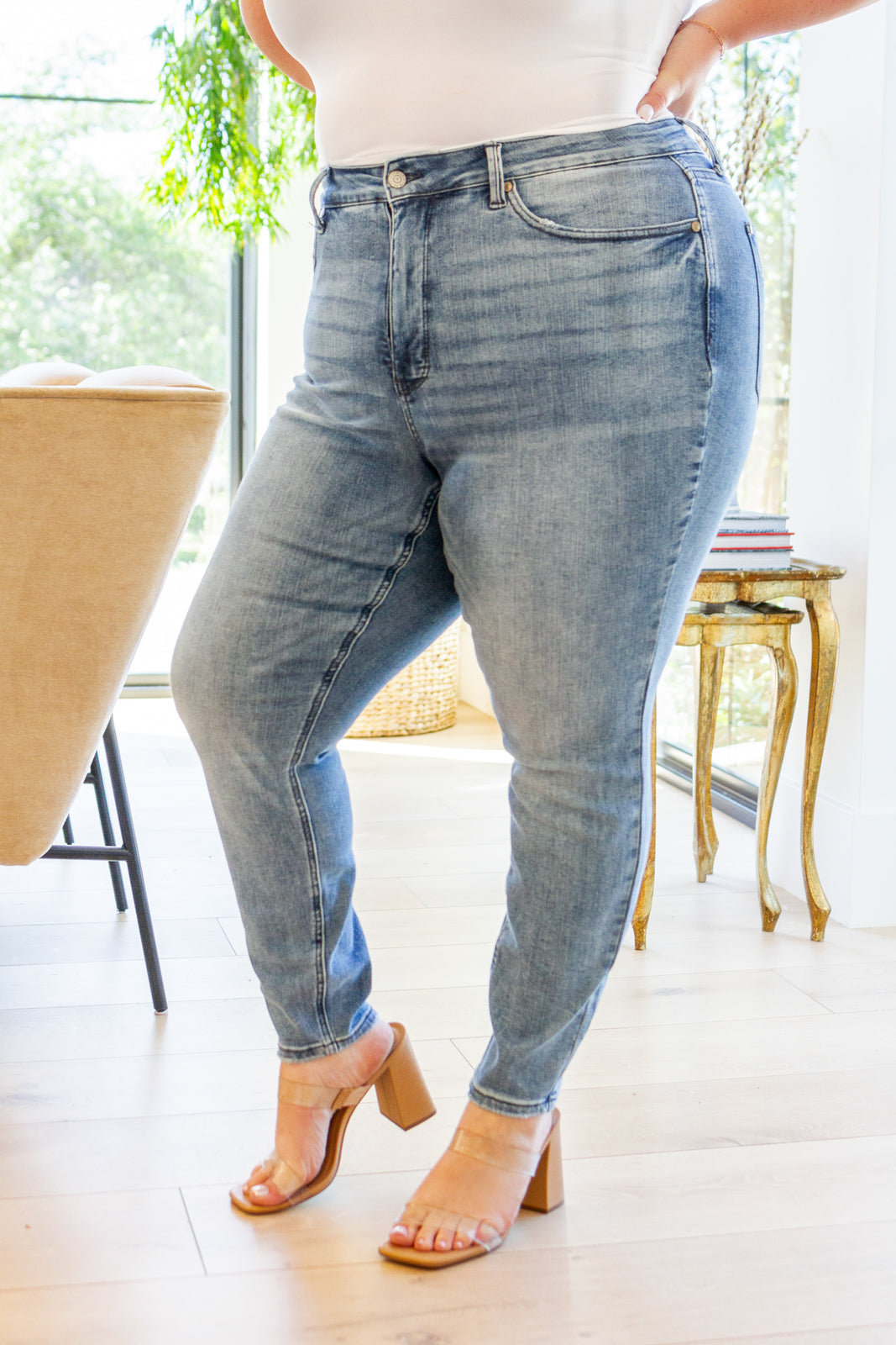 Judy Blue High Rise Tummy Control Vintage Skinny Jeans