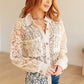 Vintage Lace Lace Button Up