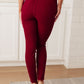 Judy Blue High Rise Tummy Control Skinny Jeans in Scarlet