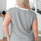 What's Going On Striped Sleeveless Top