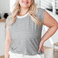 What's Going On Striped Sleeveless Top