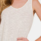 Curved Hem Tank - Ivory