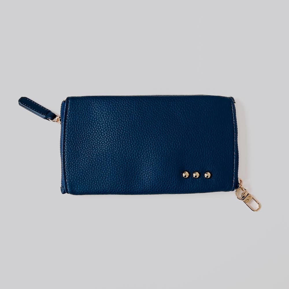 Skyla 2-in-1 Glasses Case Holder: Brown
