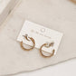 Retro Star Hoop Earrings - WATERPROOF