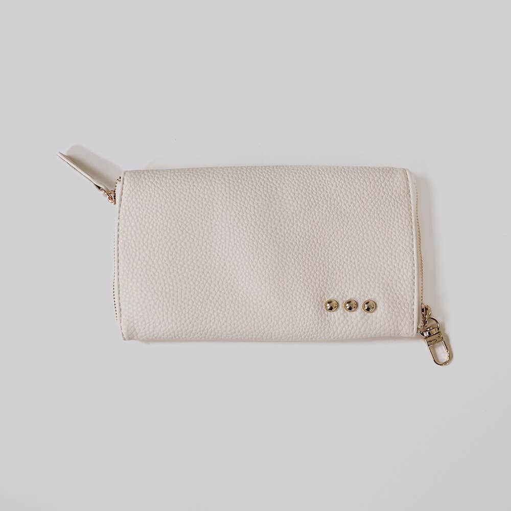 Skyla 2-in-1 Glasses Case Holder: Brown