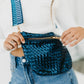 Westlyn Woven Bum Bag *NEW COLORS ADDED*: Checkered Emerald