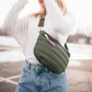 Jolie Puffer Belt Bag: Emerald
