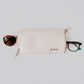 Skyla 2-in-1 Glasses Case Holder: Brown