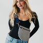 Westlyn Woven Bum Bag Wholesale - NEW COLOR ADDED!: Checkered Coffee