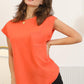 Cap Sleeve Top - Multiple Color