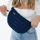 Jolie Puffer Belt Bag: Emerald