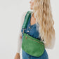 Westlyn Woven Bum Bag *NEW COLORS ADDED*: Checkered Emerald