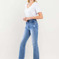 Vervet by Flying Monkey Full Size High Rise Cropped Flare Jeans