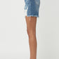 RISEN Mid Thigh Distressed Denim Shorts