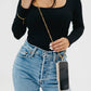 Phoenix Metal Phone Chain Strap: Gold
