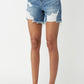 RISEN Mid Thigh Distressed Denim Shorts