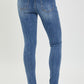 RISEN Mid Rise Ankle Skinny Jeans