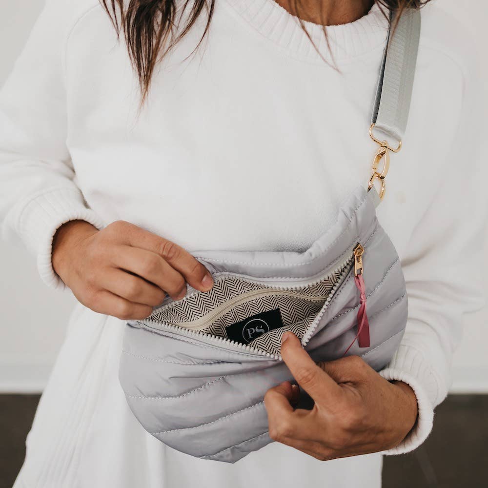 Jolie Puffer Belt Bag: Emerald