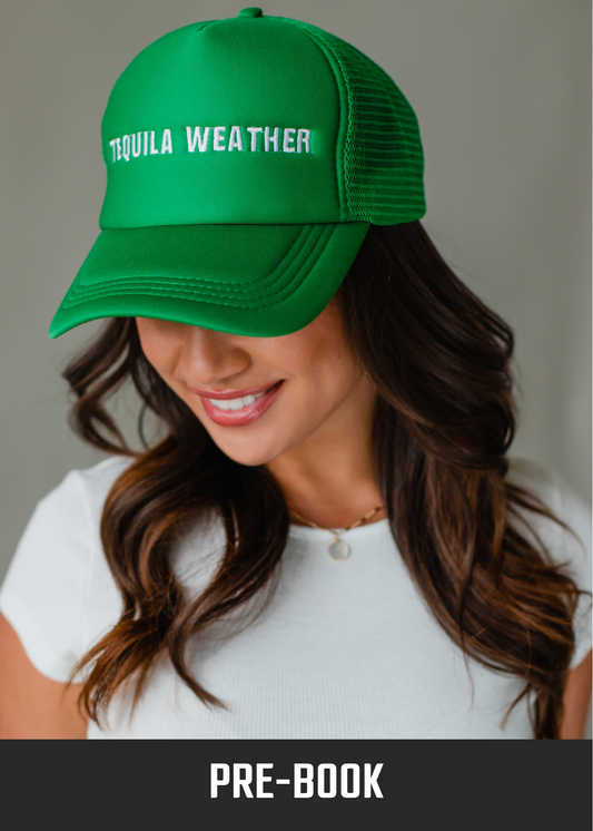Green Tequila Weather Trucker Hat