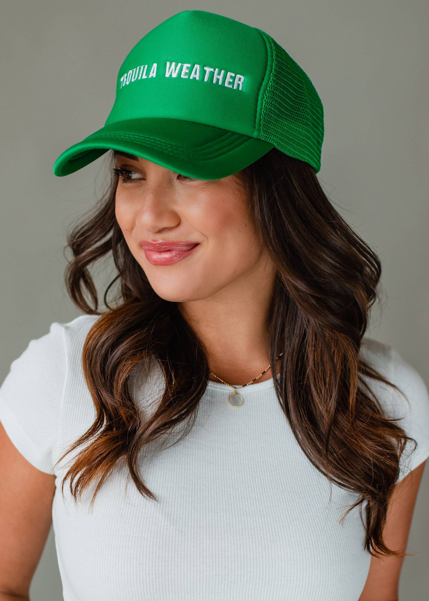 Green Tequila Weather Trucker Hat