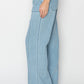 RISEN Pull On Drawstring Straight Jeans