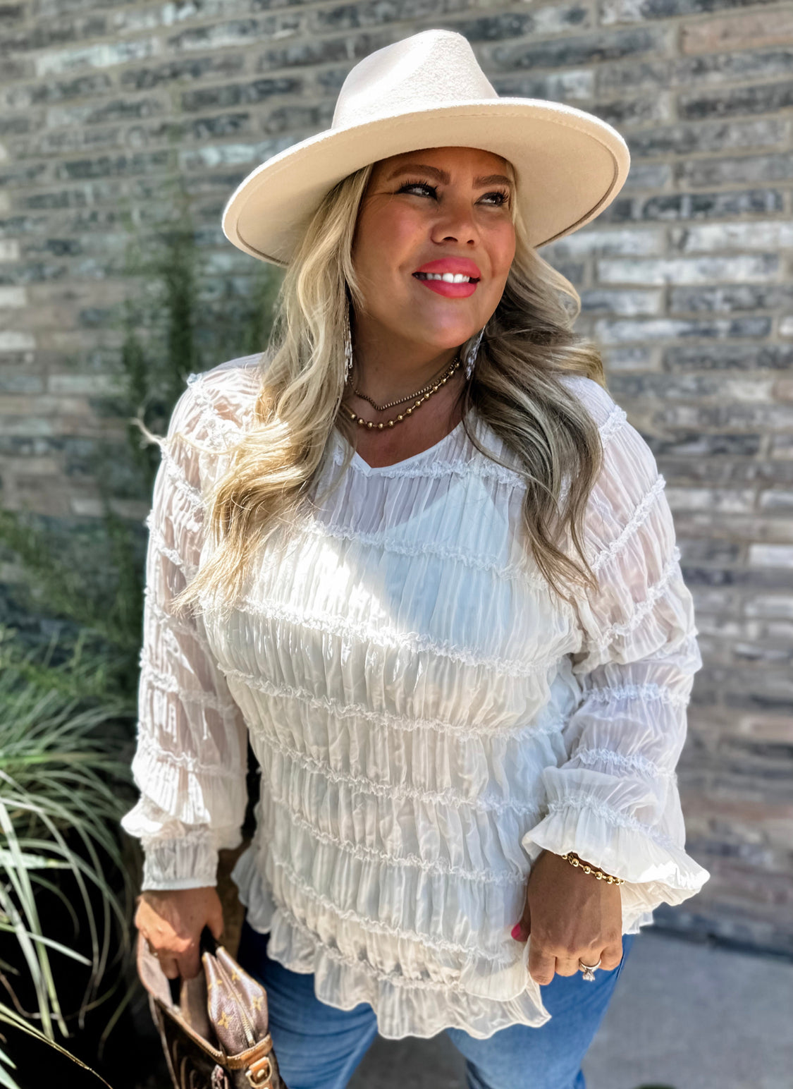 PREORDER: AMELIA LACE TOP (SHIPS MID-LATE SEPTEMBER)