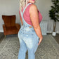 Judy Blue Distressed Straight Leg Overalls