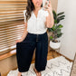 Someday Maybe Flutter Sleeve Top in Ivory
