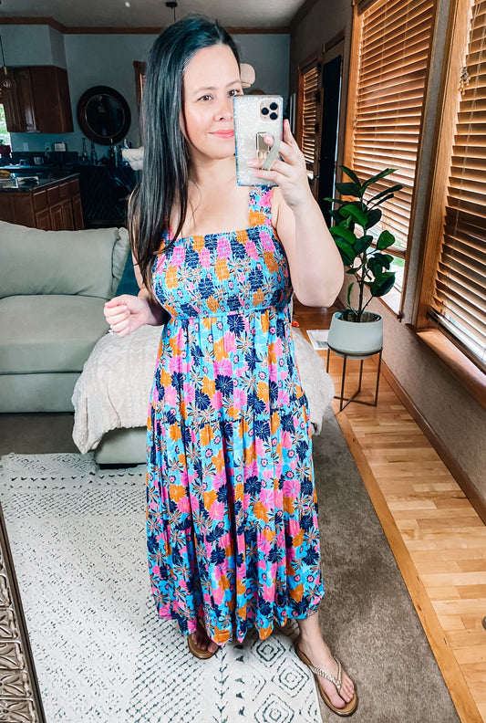 Along The Way Floral Maxi
