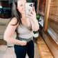 Pearl Diver Layering Top in Beige