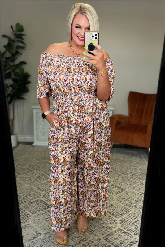 Better Than Fine Floral Jumpsuit