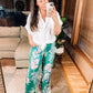 Hawaiiana Floral Print Pants