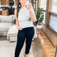 Judy Blue Mid Rise Classic Slim Jeans in Black