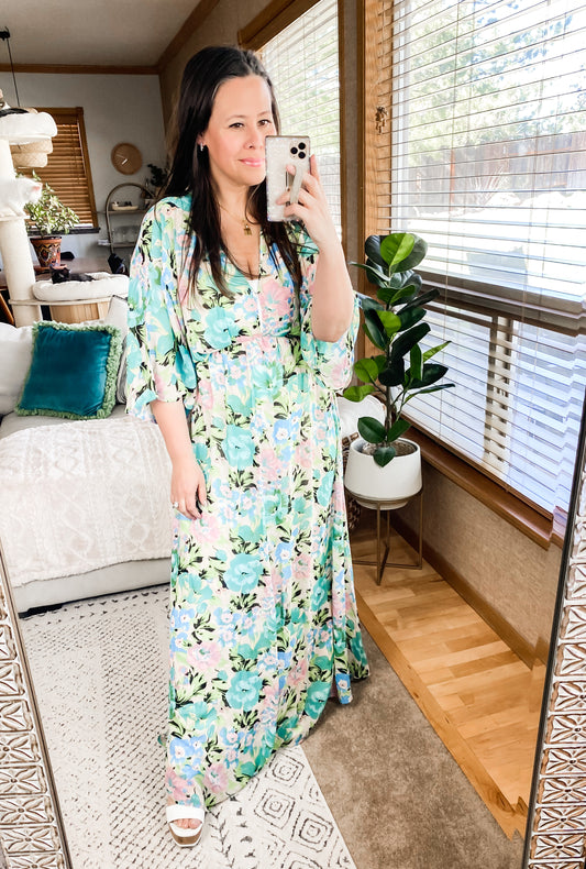 Donna Floral Maxi Dress