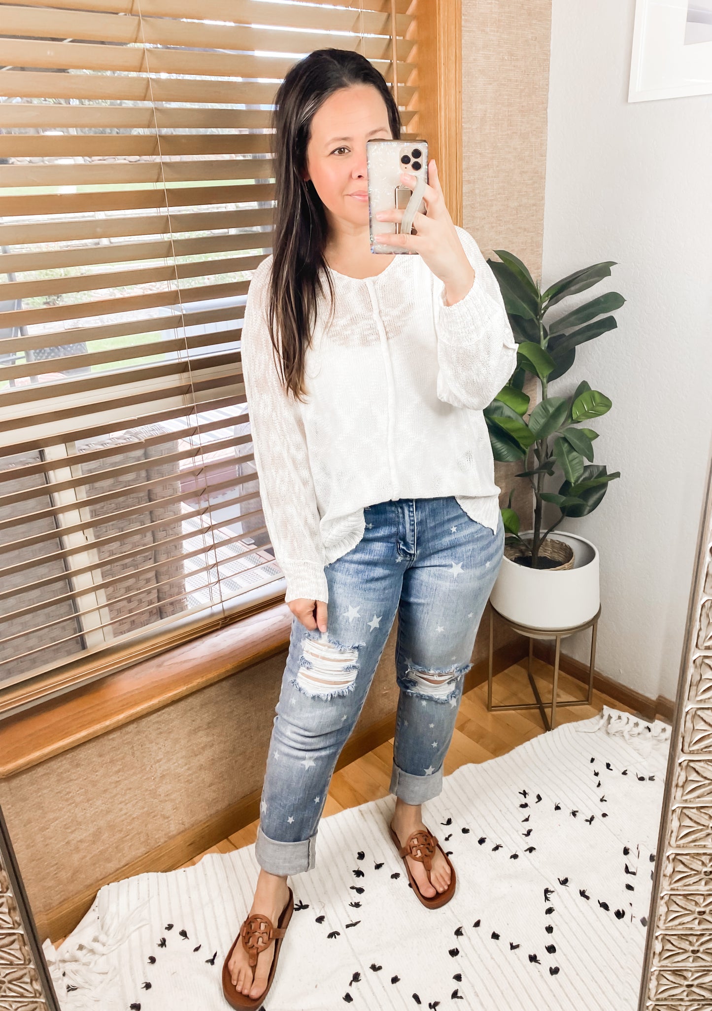Relax With Me Knit Top in White