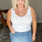 Judy Blue Mid Rise Overlapping Distressed Denim Skort