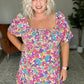 Bright Blooms Floral Dress